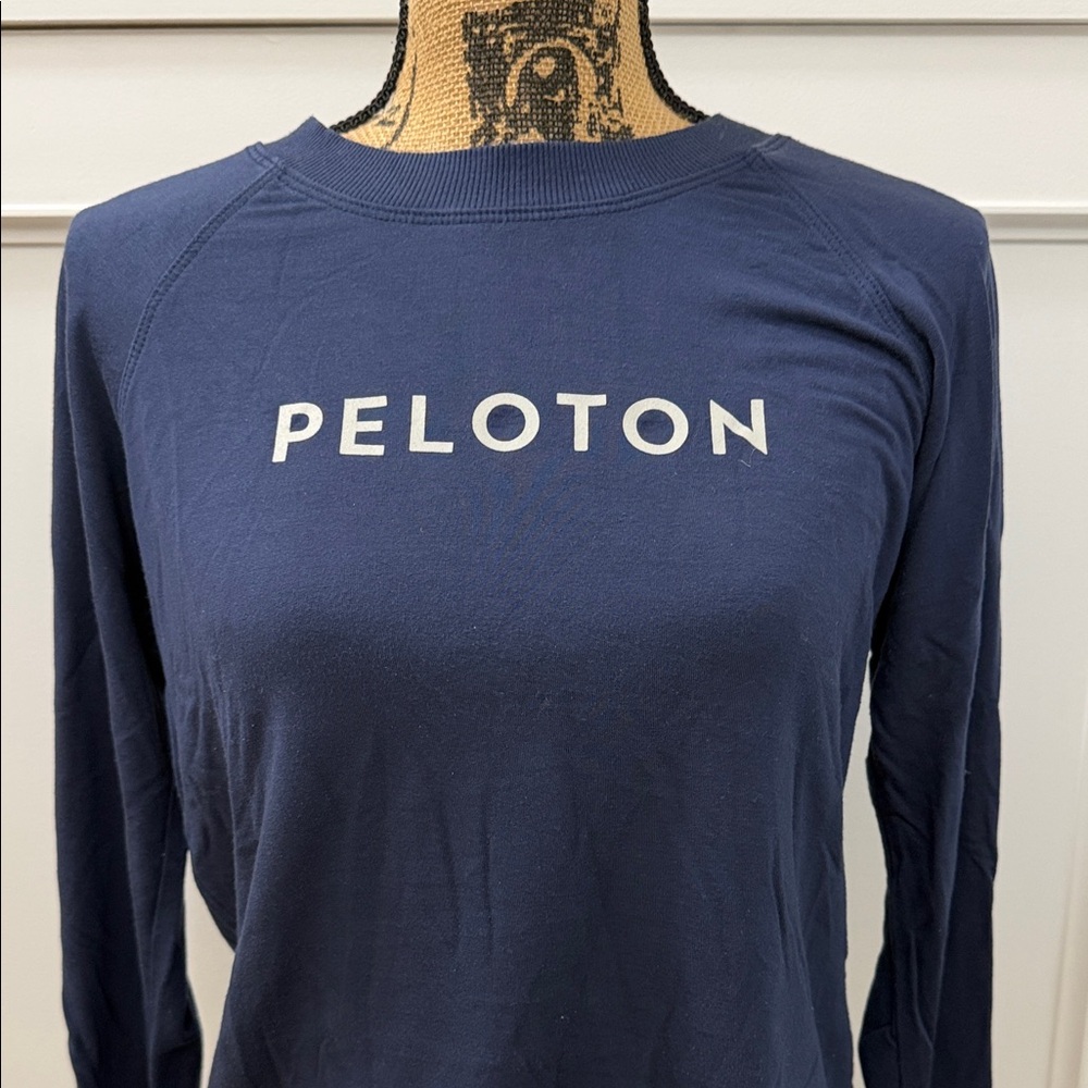 Peloton Women's Dark Blue Long Sleeve Tee